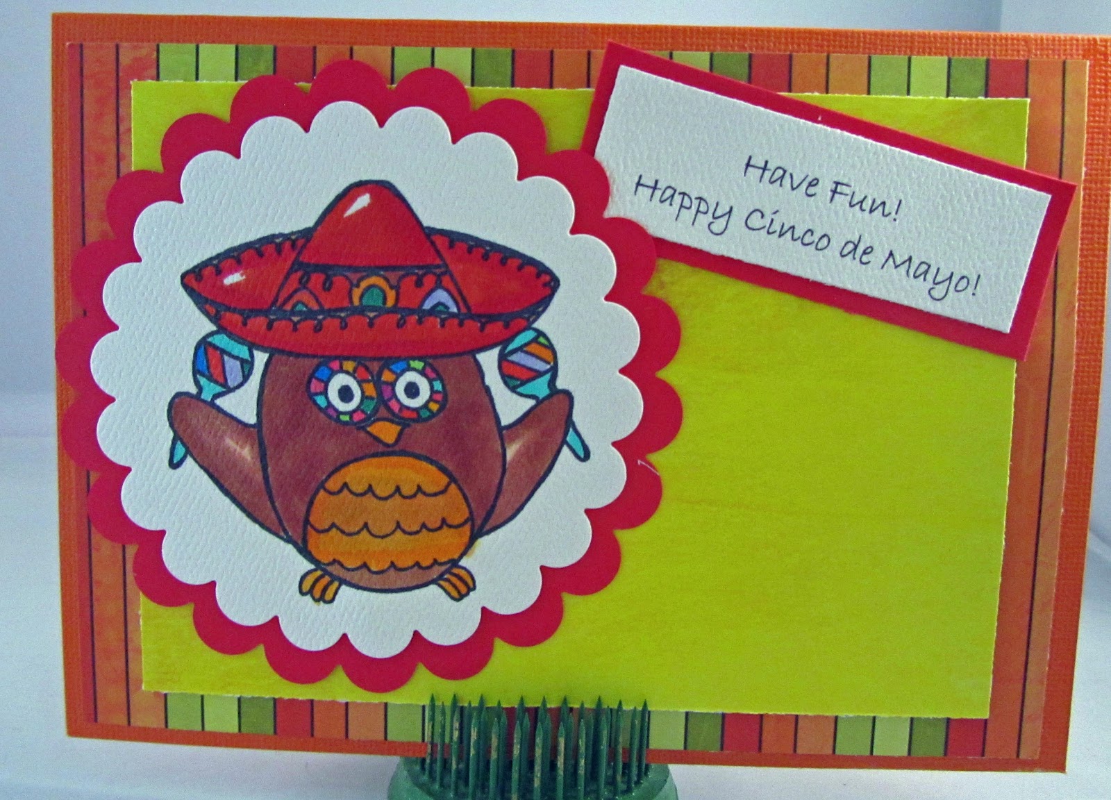 Scrappin' With Chriss and Lou Card for Cinco de Mayo