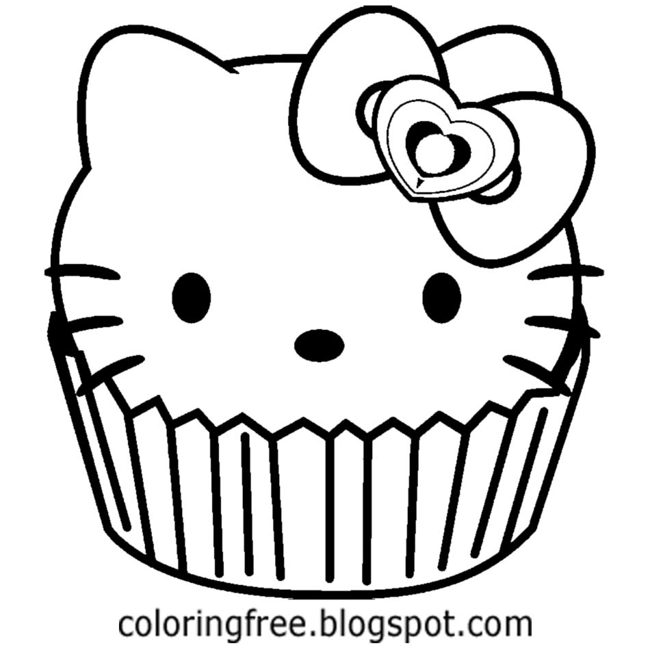 LETS COLORING BOOK: Hello Kitty Coloring Sheets Free Cute Printables