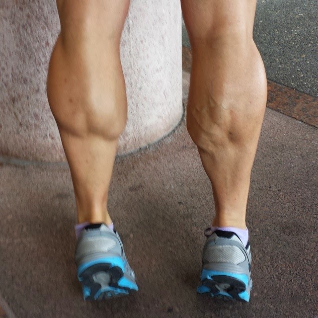 Her Calves Muscle Legs Shoes Calf Muscle
