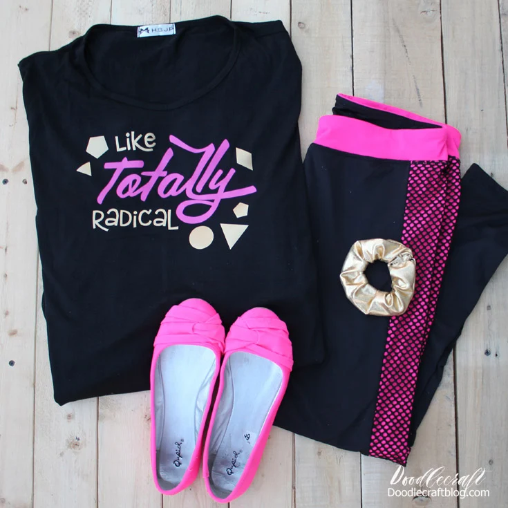 Make a totally radical Halloween or dance party costume!