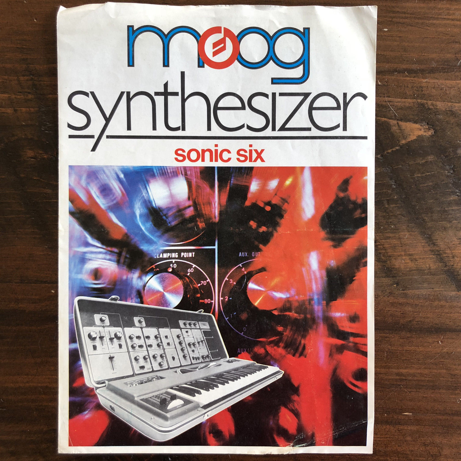 Moog Sonic Six Brochure - RARE - 1974