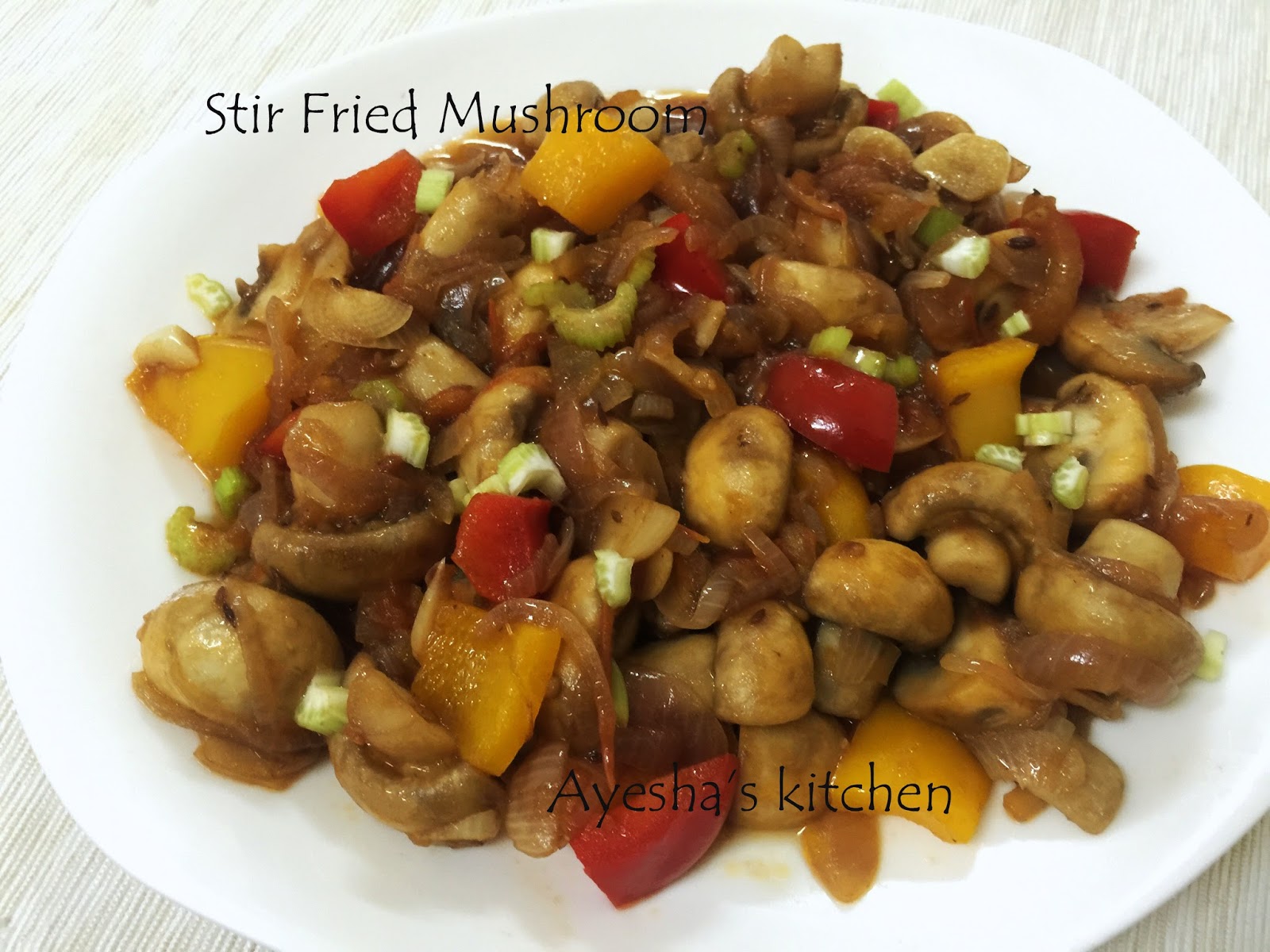 MUSHROOM RECIPES STIR FRIED MUSHROOM / BUTTER FRIED MUSHROOM