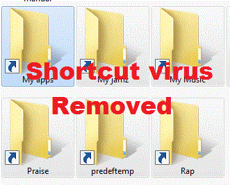 Short cut virus in USB