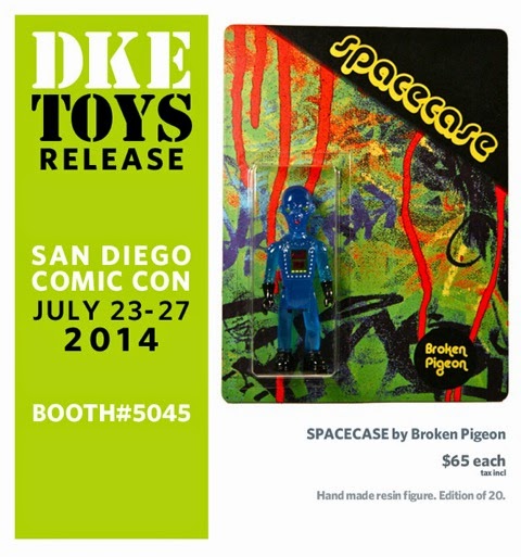 San Diego Comic-Con 2014 Exclusive SPACECASE Resin Figure by Broken Pigeon