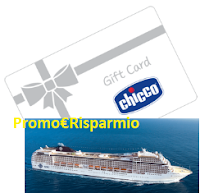 Chicco ''Sulle Onde del Mare'': vinci Gift Card da 50 € e 1 Crociera per la famiglia Logo Chicco ''Sulle Onde del Mare'': vinci Gift Card da 50 € e 1 Crociera per la famiglia