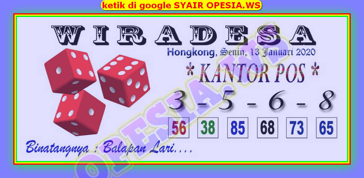 1 New Message Kode Syair Hongkong 13 Januari 2020 Forum Syair Togel Hongkong Singapura Sydney