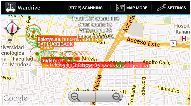 Wardriving con Android 11