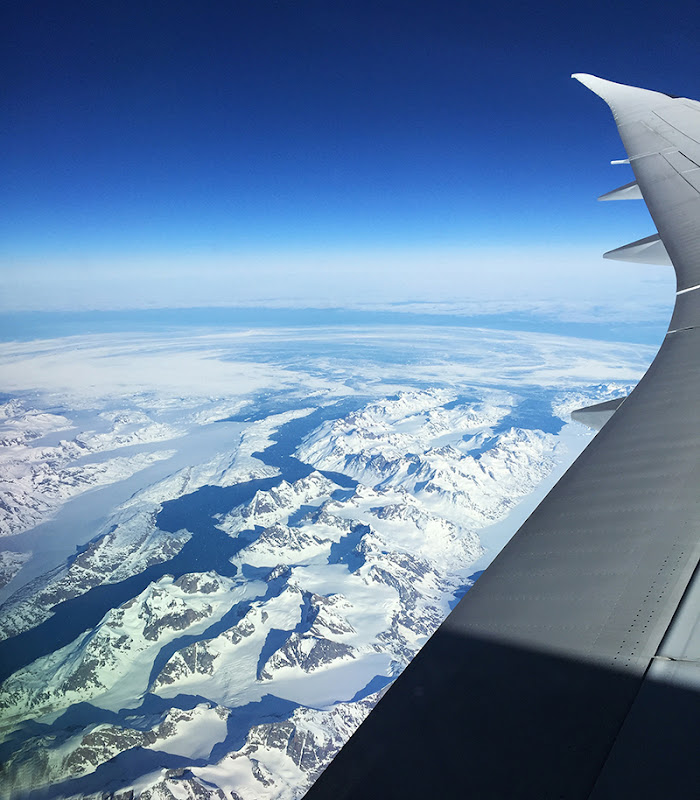 Veganreise New York Fly Over Grønland