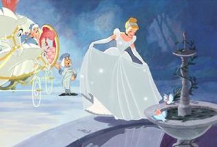 Leaving the ball in Cinderella 1950 animatedfilmreviews.filminspector.com