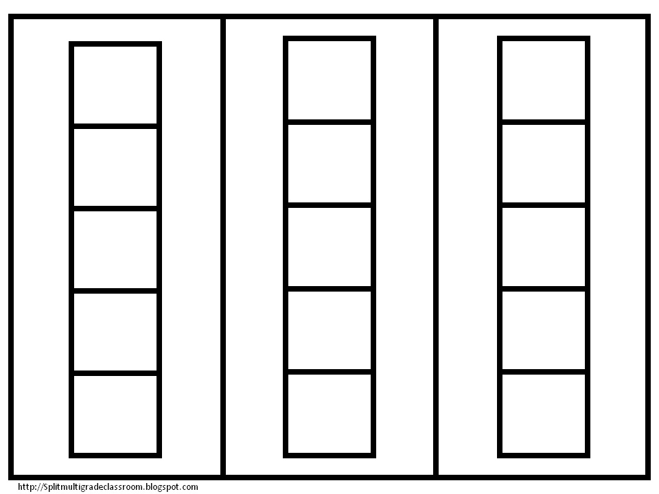 Five Frame Printable