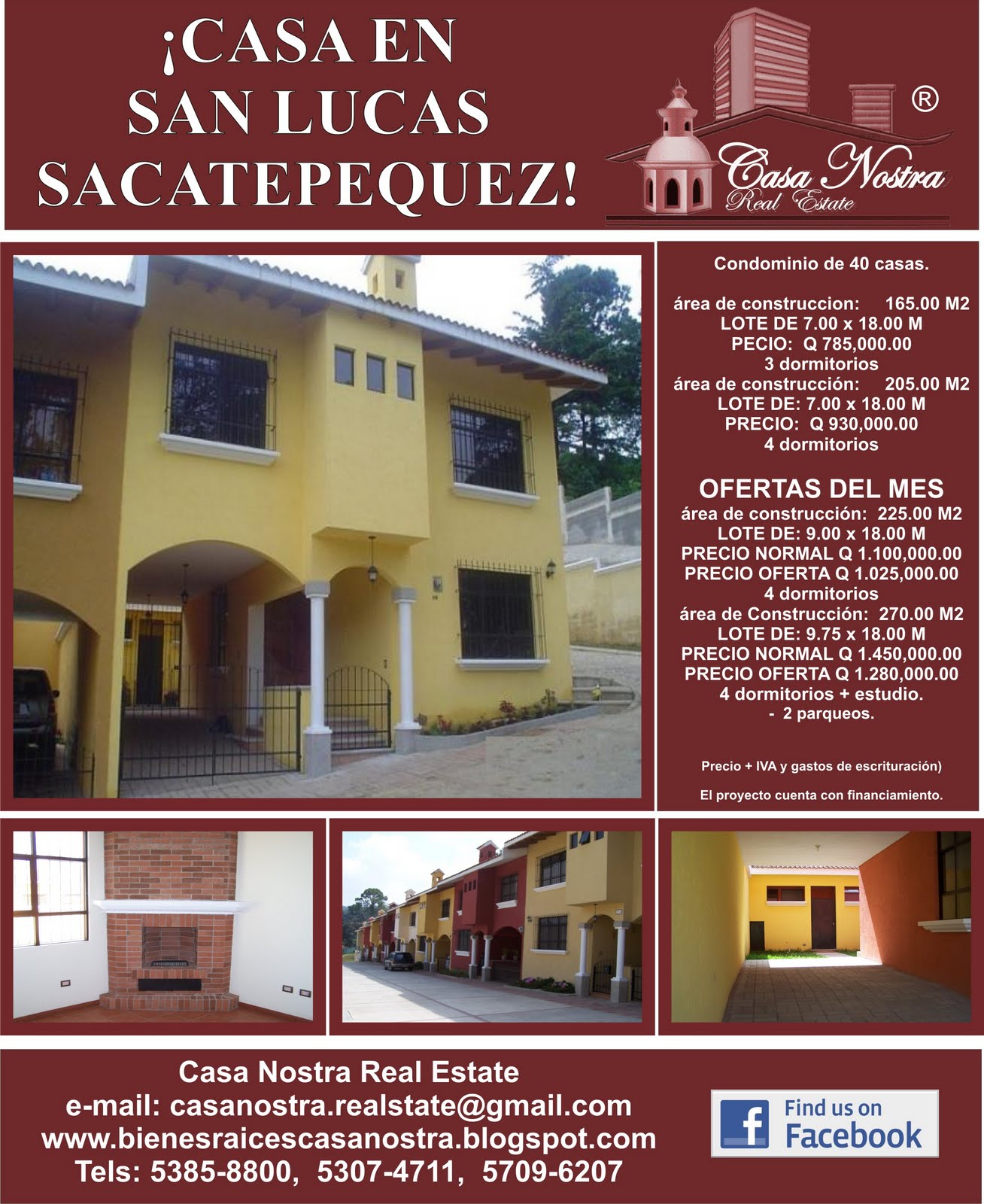 Casa Nostra Real Estate Proyectos habitacionales en Guatemala