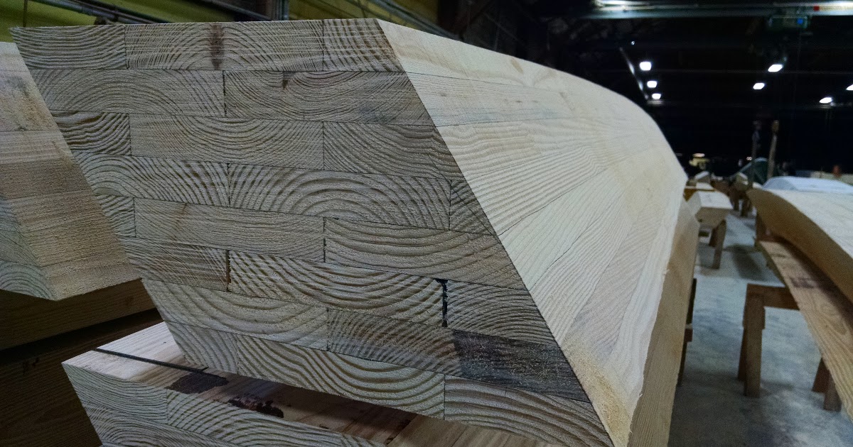 Wood Times Blog: Unique Glulam Combination Layup