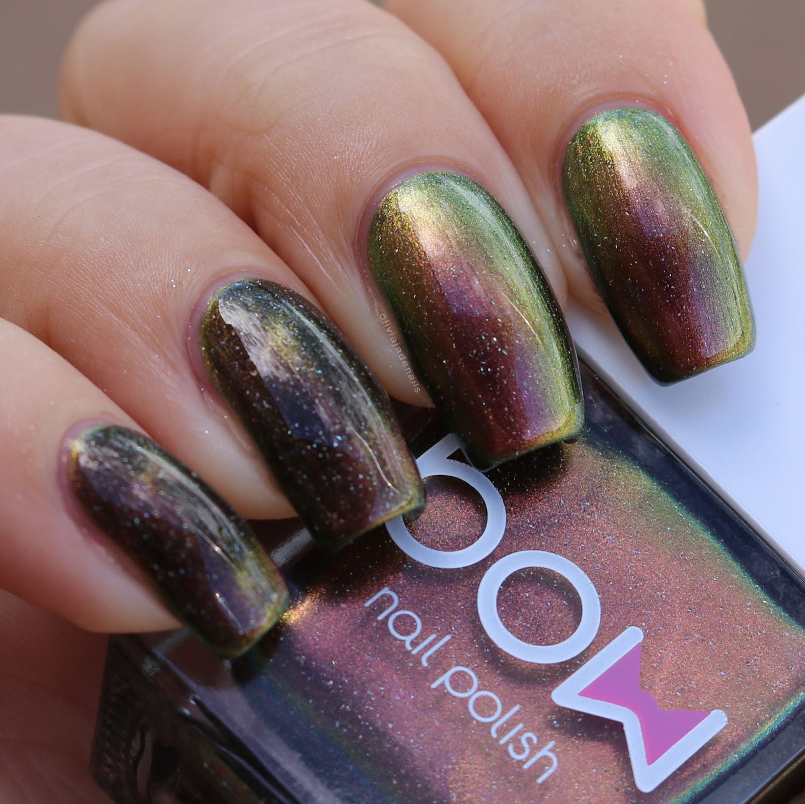 Bow Nail Polish Meteorite Holo swatched by Olivia Jade Nails