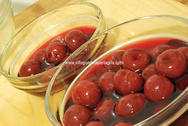 Cerezas confitadas caseras Cerezas confitadas caseras