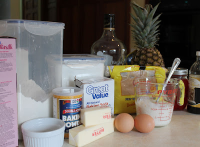 Pineapple Upside Down Cake Ingredients Skillet Pineapple Upside Down Cake Ingredients