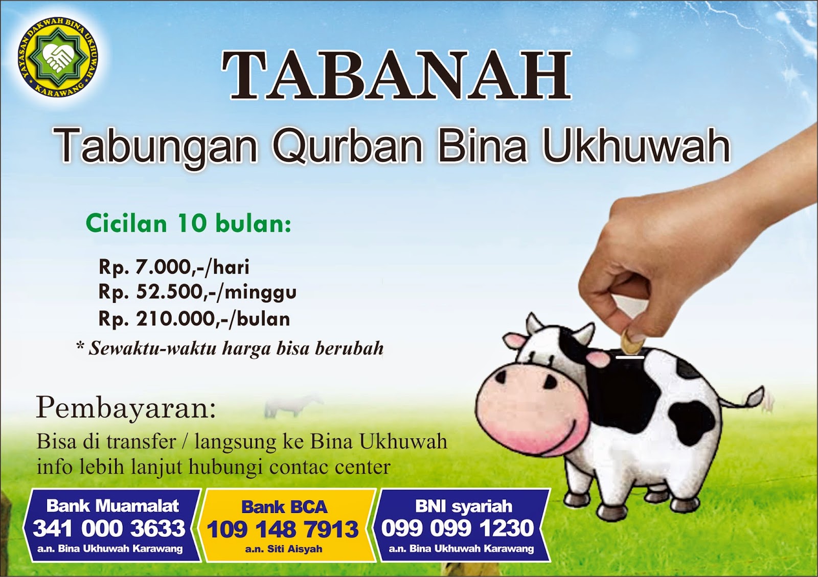 Contoh Brosur Tabungan Qurban Mei Contoh