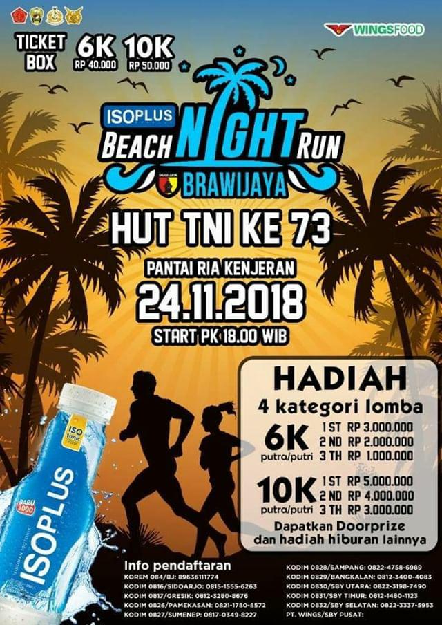 IsoPlus Beach Night Run Brawijaya • 2018