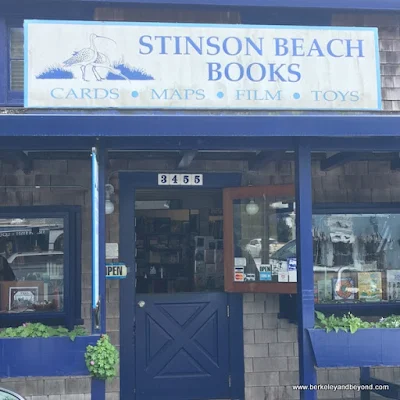 exterior of Stinson Beach Books in Stinson Beach, California