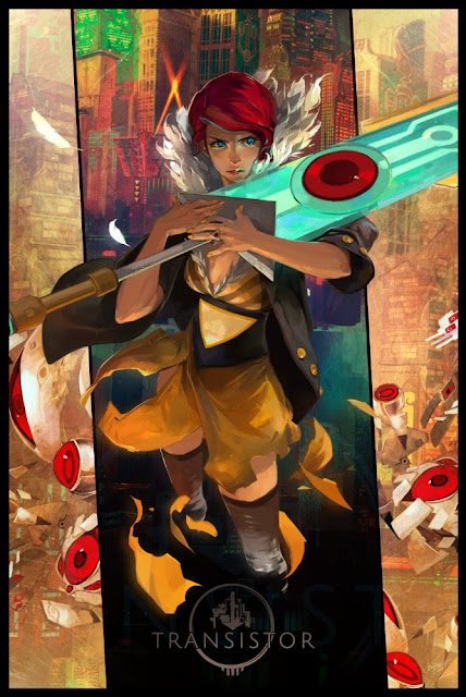 Transistor Supergiant Games Poster Cover