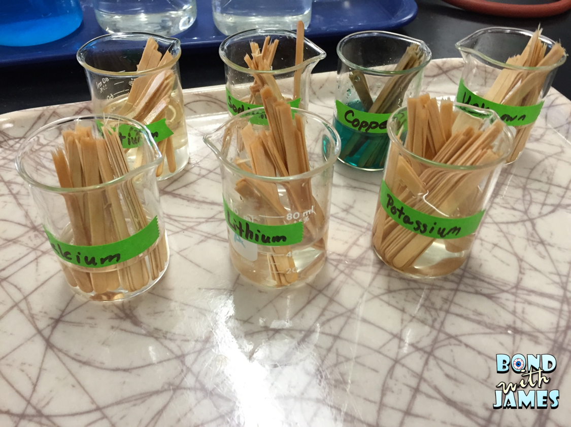 Bond with James Flame Test of Ions