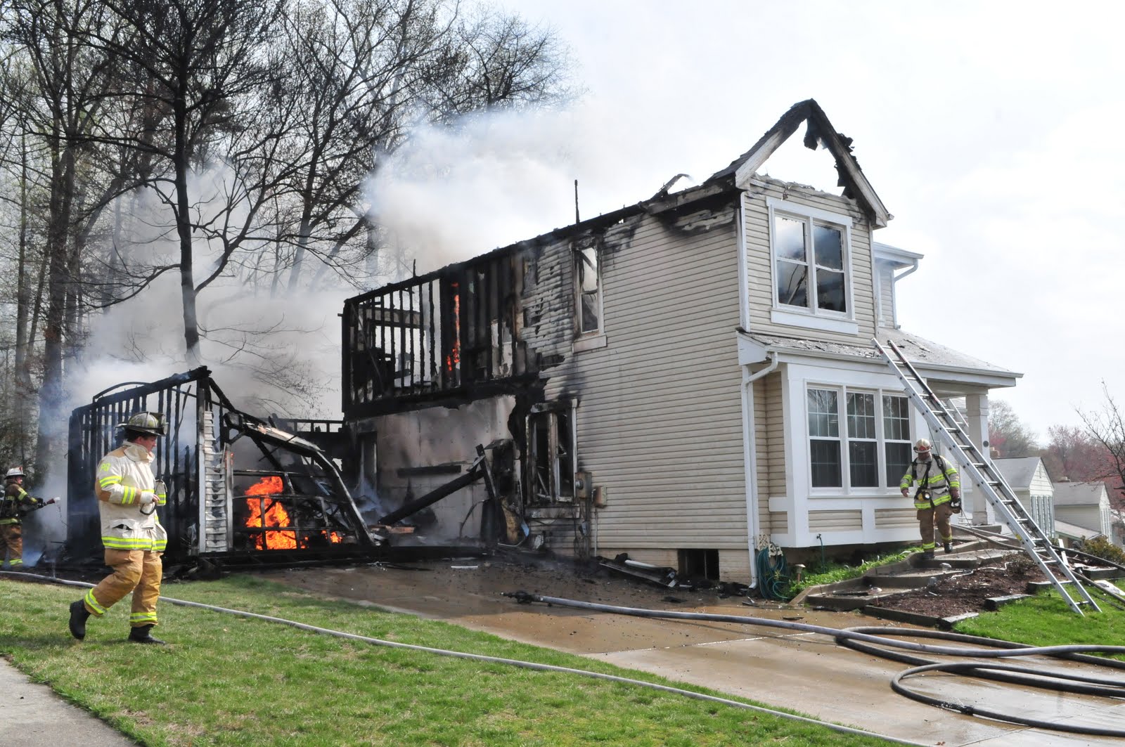 Beltsville House Fire 4100 Block of Ulster Road