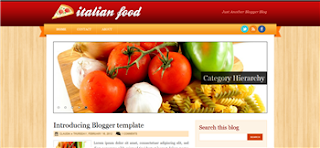 Italian Food Blogger Template