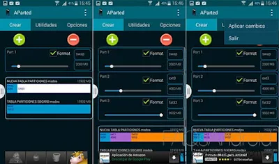 إصلاح كروت الذاكرة التالفة تطبيق Aparted إصلاح بطاقة الذاكرة الخارجية