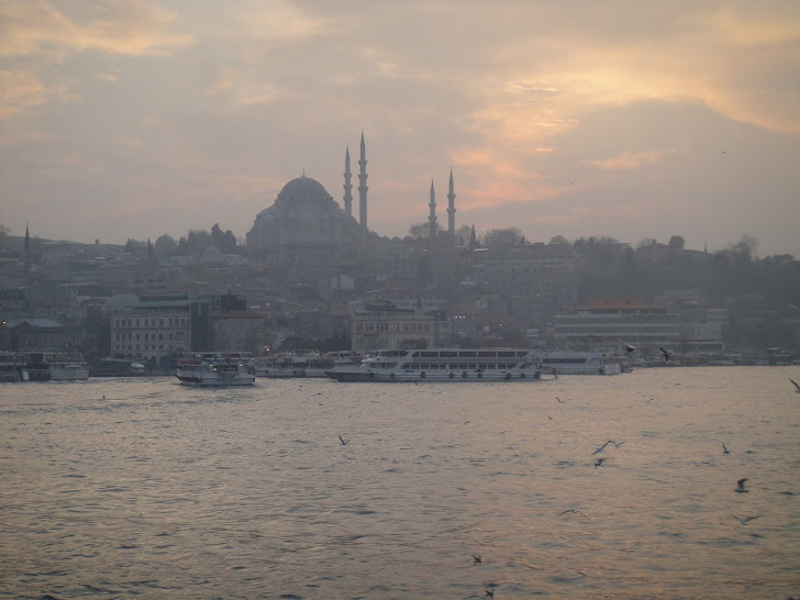 Puesta de sol en Estambul