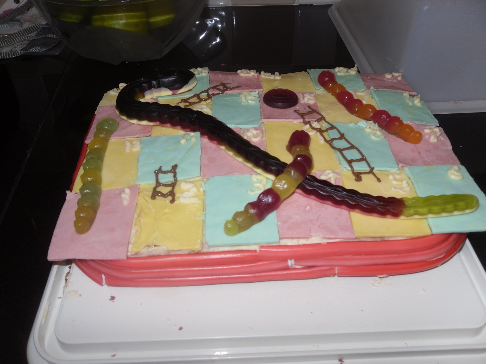 Duke of Edinburgh cake decoration Snakes and Ladders cake