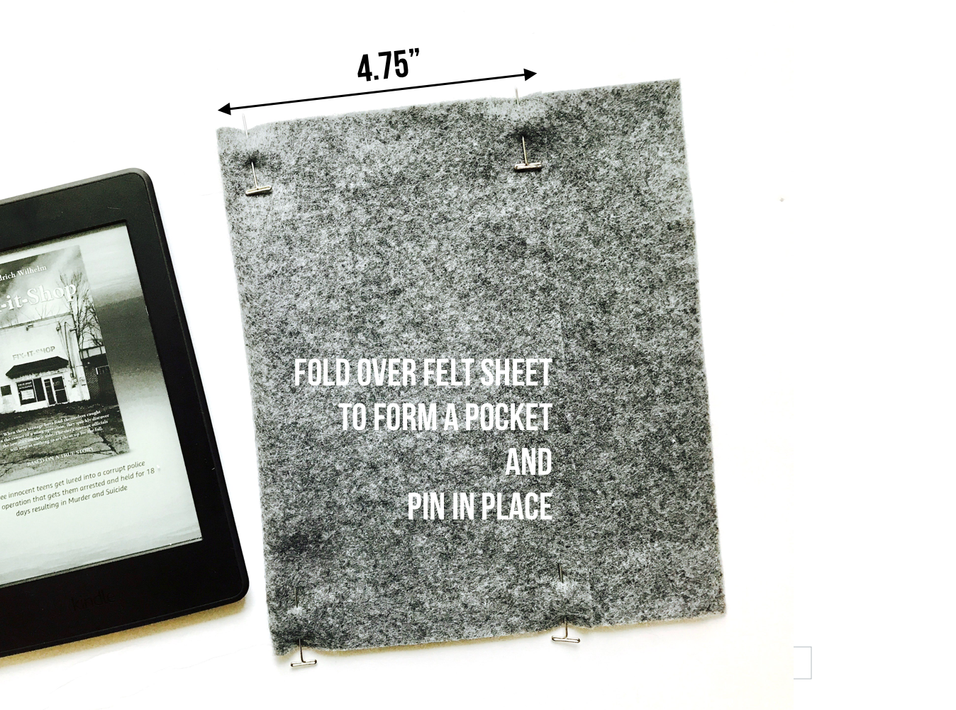 Easy DIY Kindle Paperwhite Cover Tutorial