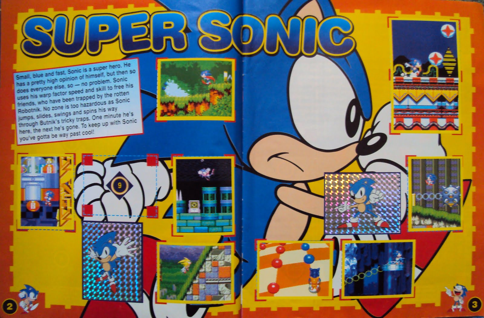 On the End of a Quill Sonic The Hedgehog Sticker Album