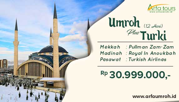 Paket Umroh Plus Istanbul 2019 Arfa Tour