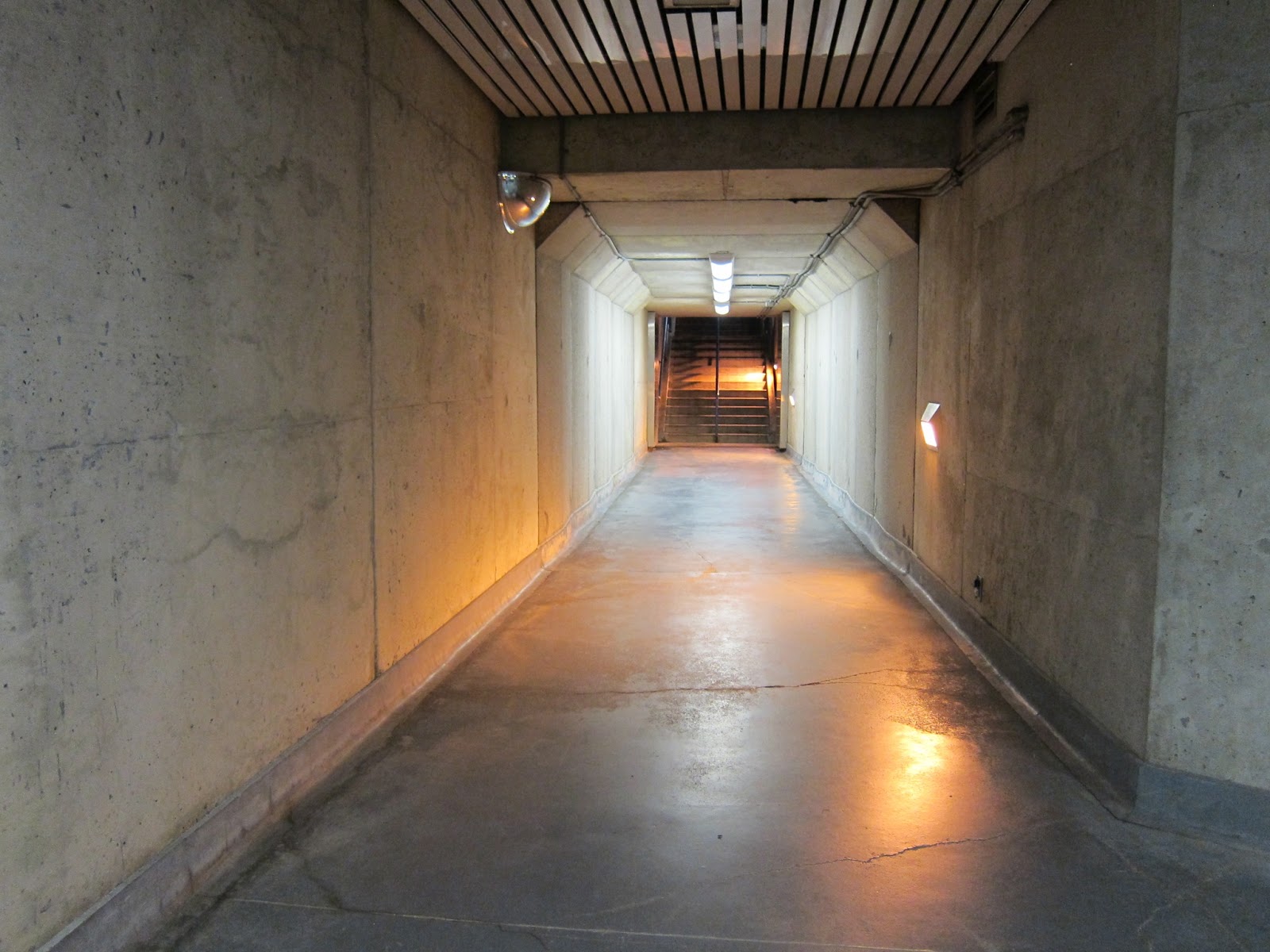 Ellesmere station entrance corridor