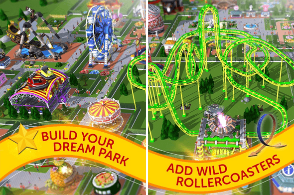 RollerCoaster Tycoon Touch MOD APK - Screenshot