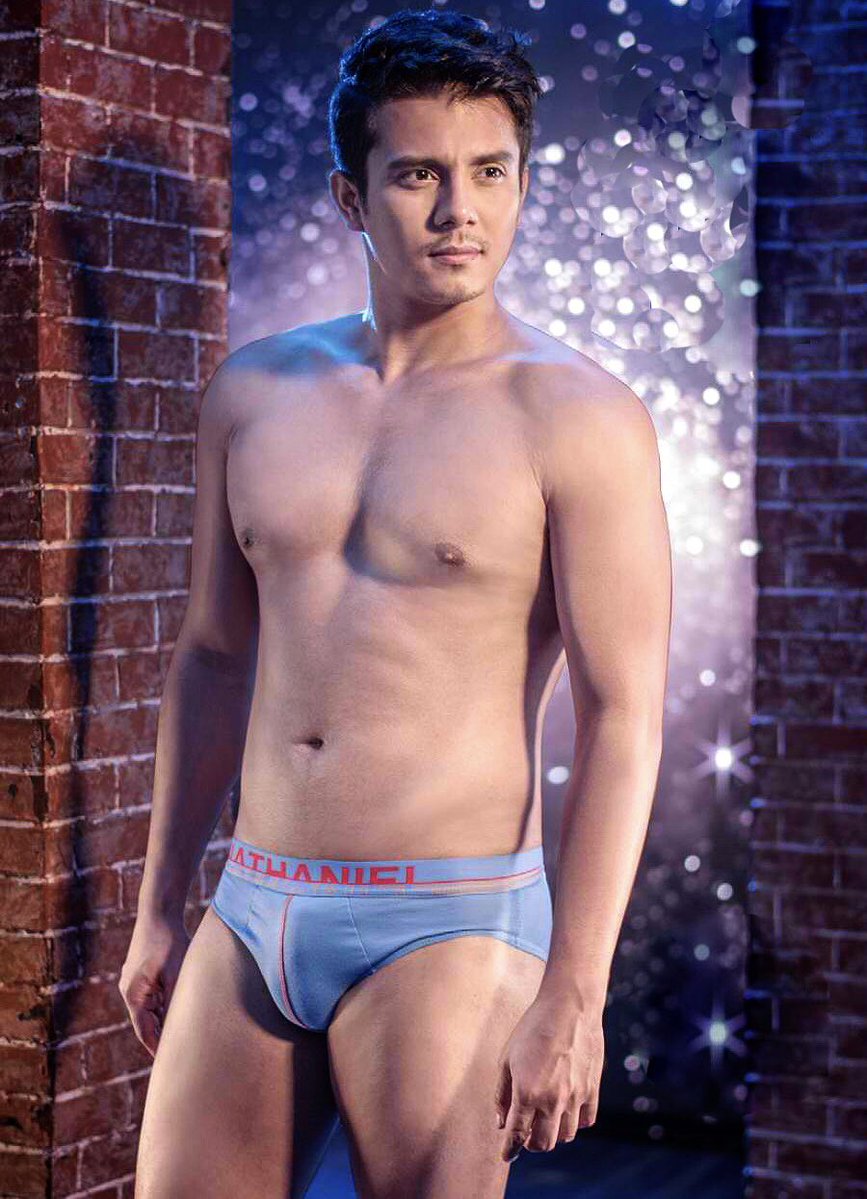 Kapamilya hunk actor Ejay Falcon poses in Nathaniel underwear collection by...