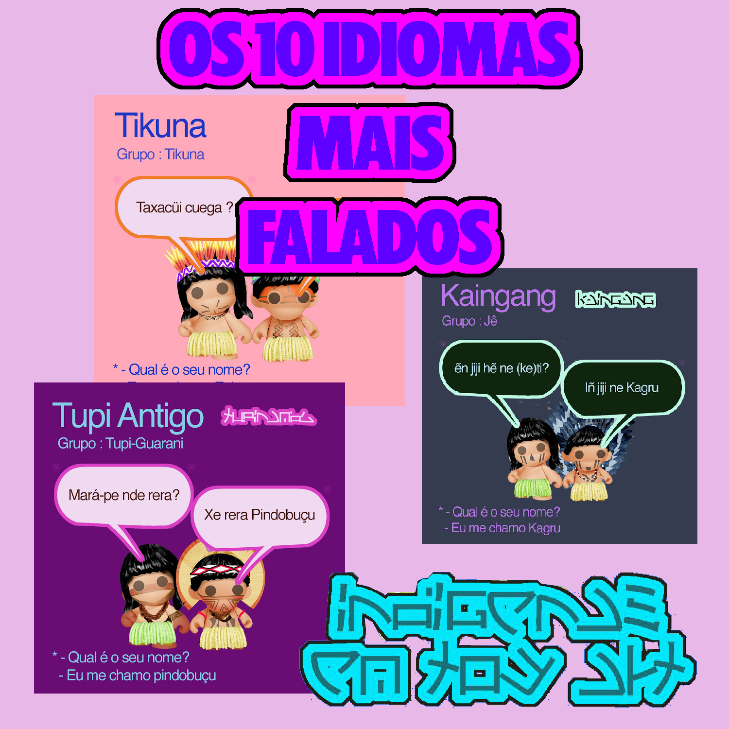 10 IDIOMAS MAIS FALADOS NO BRASIL