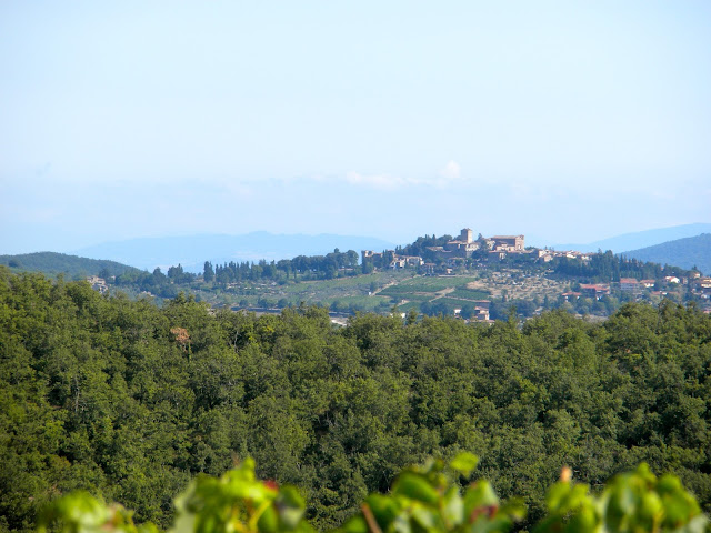 Panzano from above Querceto