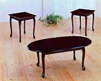 Queen Anne Style Coffee Table Set