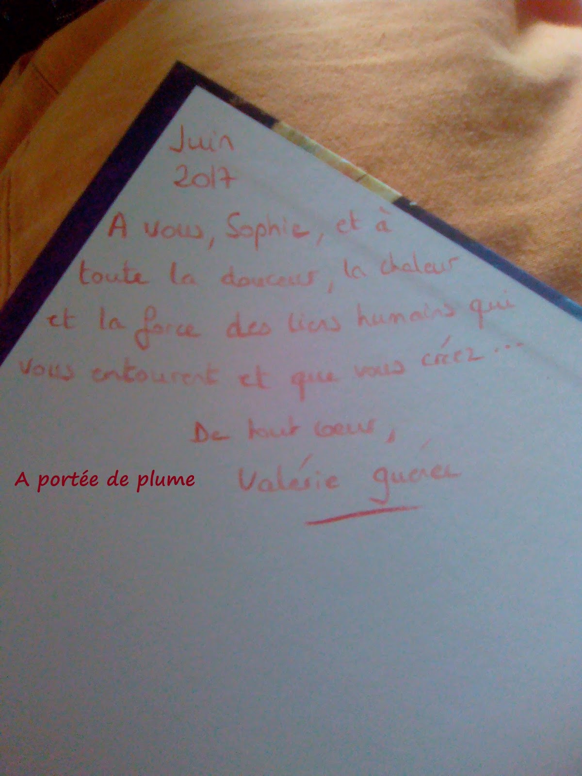 J voudrais juste dire un truc Alors pour tout cela je dis non seulement Bravo mais aussi surtout