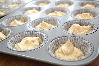 Vanilla cupcakes with a cookie dough center and a delicious, classic vanilla buttercream frosting. Life-in-the-Lofthouse.com