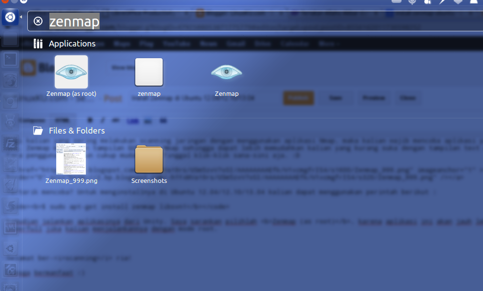install zenmap ubuntu