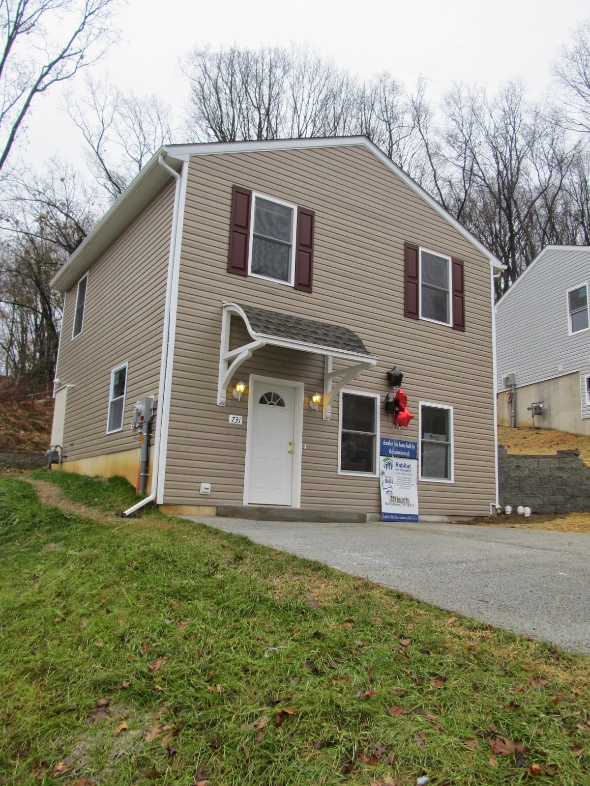 Lehigh Valley Ramblings Our House, in the Middle of our Street