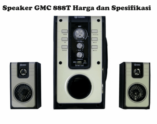 Harga Speaker Aktif GMC 888T Spesifikasi