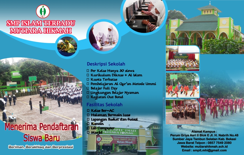 Cara Membuat Brosur Dengan Contoh Brosur Sekolah