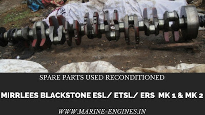 Mirrlees Blackstone ESL/ ETSL/ ERS Mk 1 & Mk 2 mirrless backstone, spare parts, used, unused, reconditioned, seal, valve, guide, plungers, piston, injector, rods, head, block, shipspares