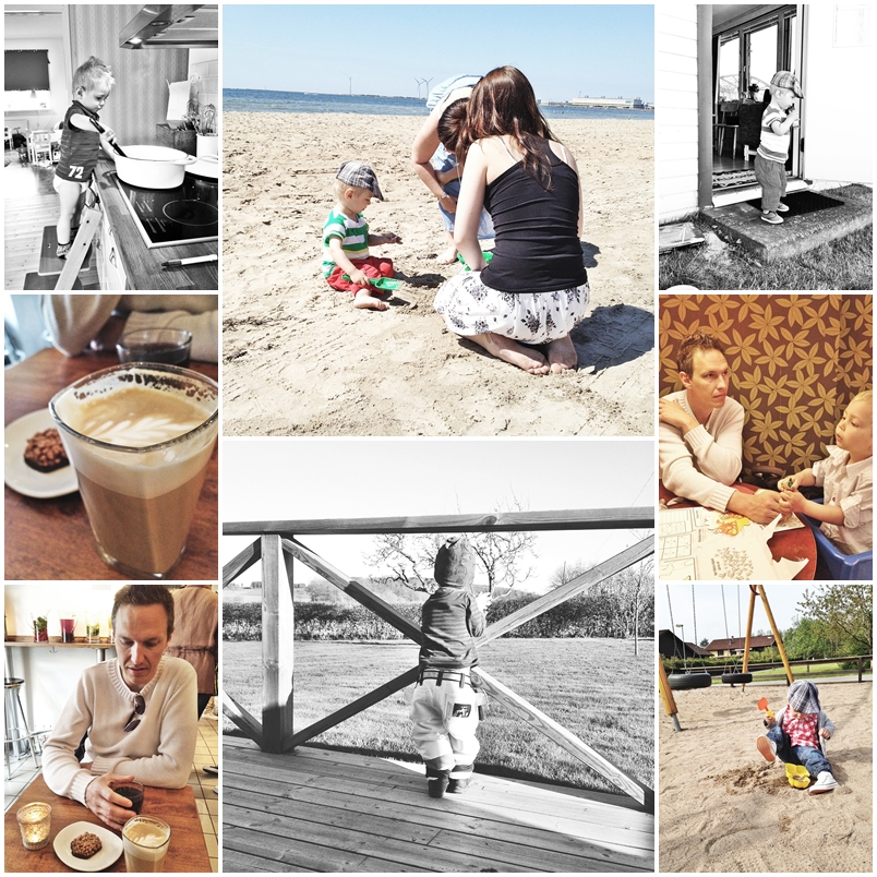 Collage Med Många Små Bilder