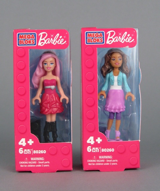 Mega Bloks Barbie 2 Miniature Figures Other 80260 2014 for sale online 