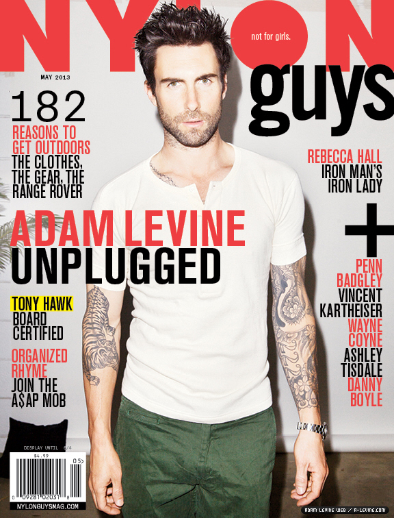 Adam Levine for Nylon Guys - Fashionably Fly