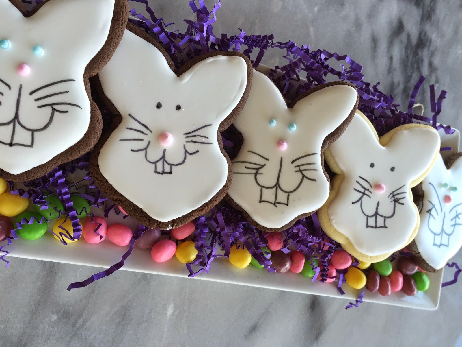Chocolate Bunny Cookies Purple Chocolat Home