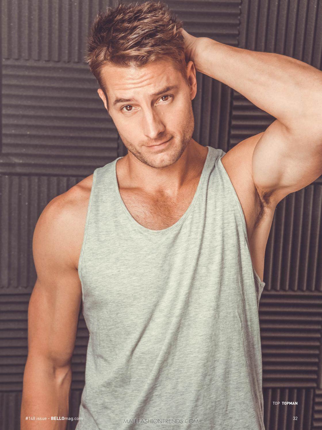 Justin Hartley por Aleksandar Tomovic para BELLO Magazine